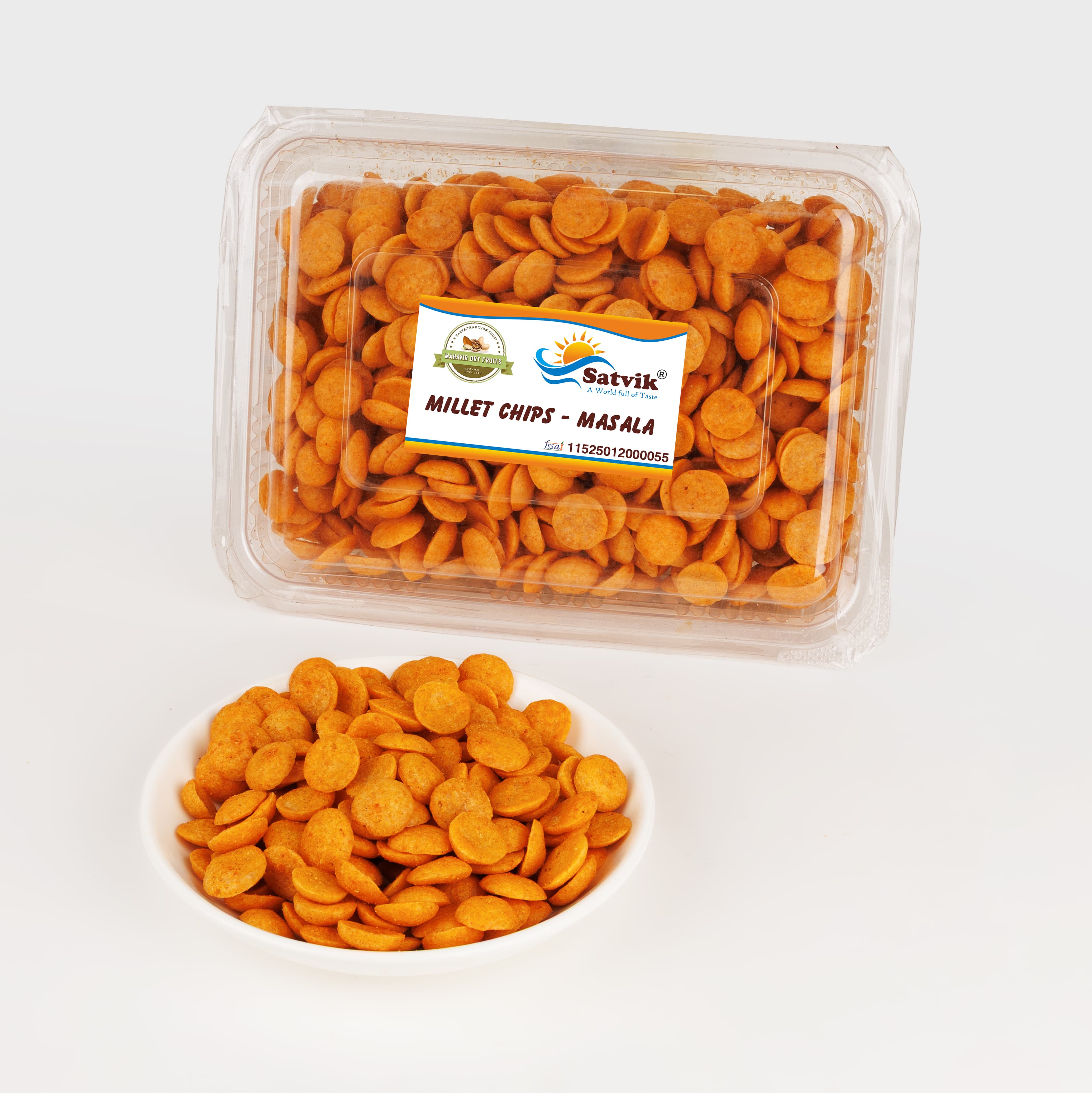 Millet Chips -Tangy Chilly 200 Gms image